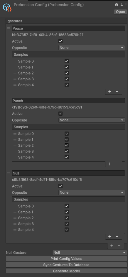 A completed (for now!) config