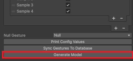 Generate model